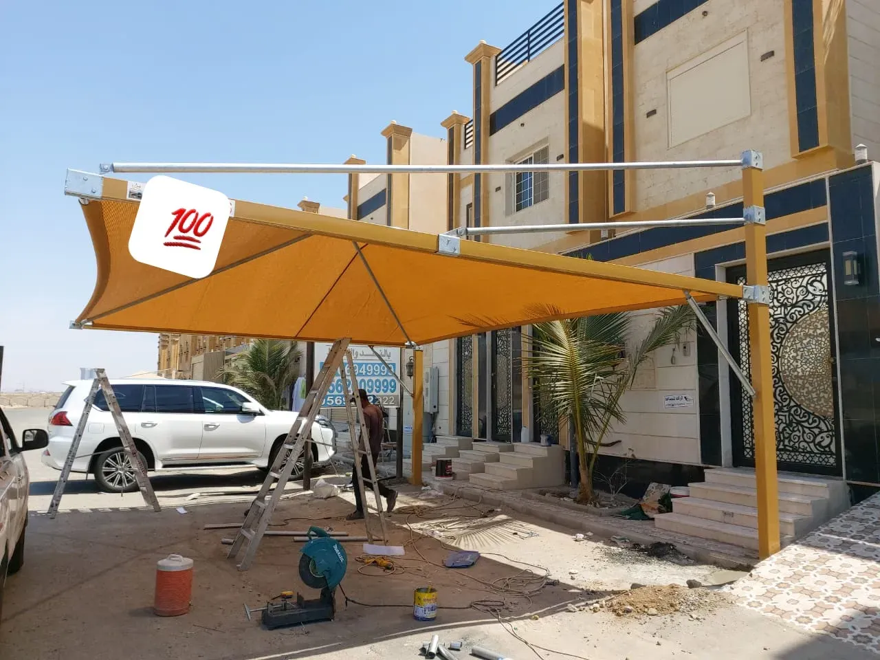 تركيب مظلات سيارات الاحساء الحل الامثل لحمايتها